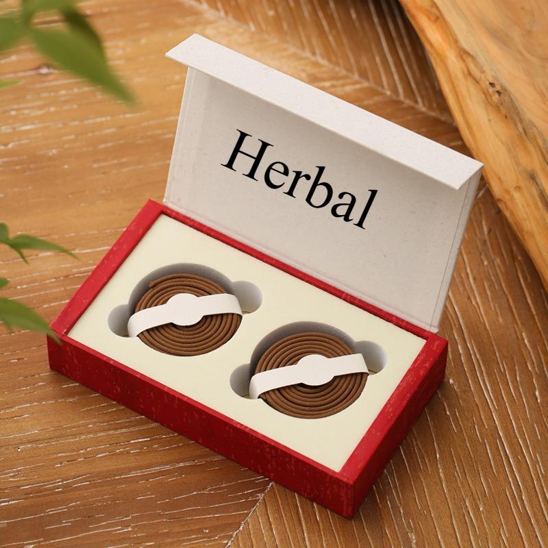 

Высококлассный подарочный набор для ароматерапии с сандаловым и агаровым ладаном в виде спиралей, в коробке в виде выдвижного ящика, для успокоения ума, медитации, очищения воздуха, улучшения сна Herbal