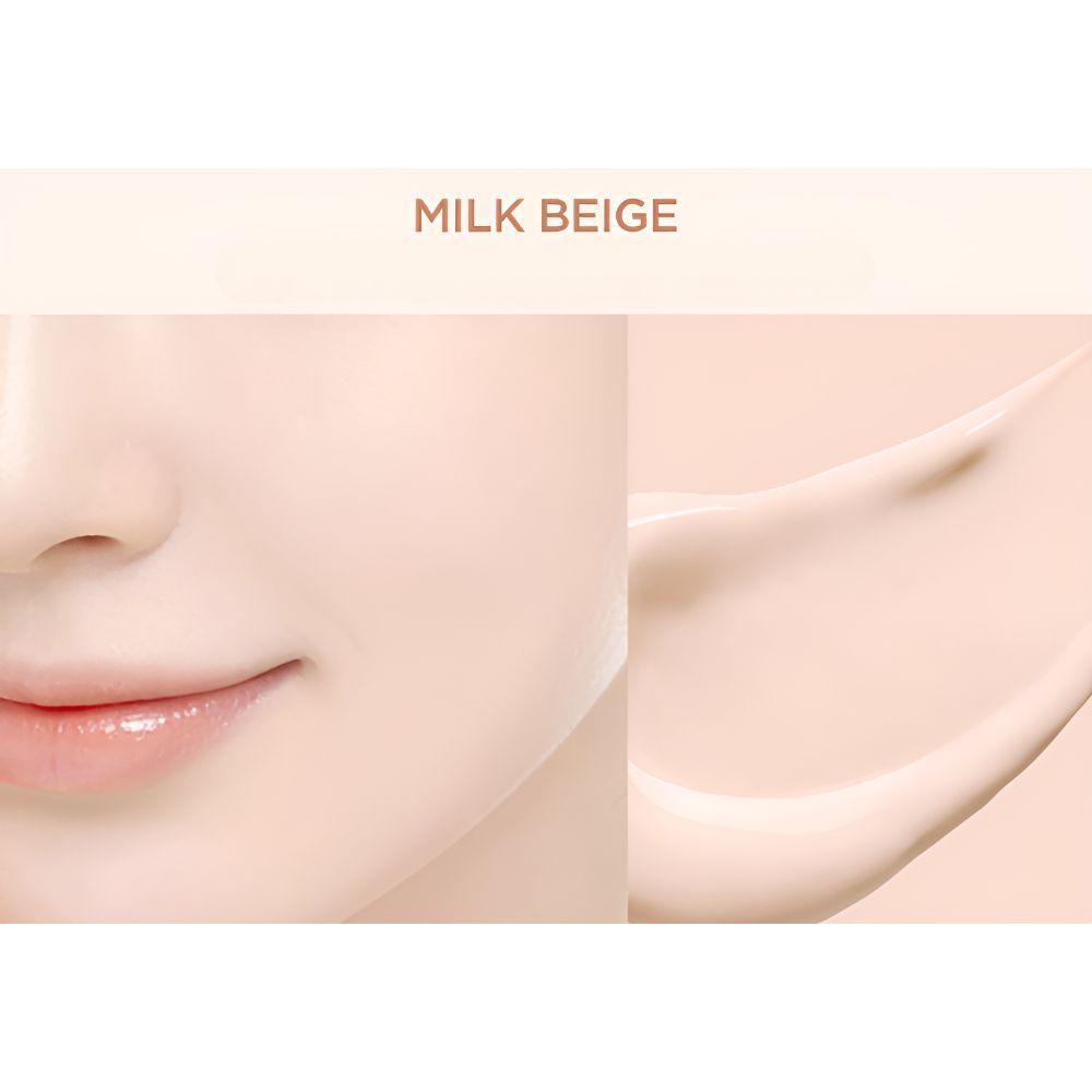 

TIRTIR Bouncy Pudding Tone-Up Base 25ml Makeup Primer Brightening Skin Base (01 Milk Beige ,02 Berry Pink) 01 Milk Beige