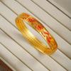 Hollow Abacus Copper Coin Pattern Bracelet Palace Style Enamel Koi Carp Jewelry Bracelet