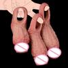 Gerçekçi Penis Kılıfı Boyut S M L XL Silikon Açık Uçlu Sik Kılıfı Yüzük Gerçekçi Oyuk Dildo Seks Oyuncağı Sik Büyütme