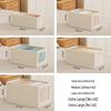 Oxford Cloth Wardrobe Organizer: Dustproof Storage Box with Lid & Clear Window for Bedroom Clothes
