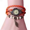 Şık Moda Bayan Elbise Saatleri Kadınlar İçin Vintage Kol Saatleri Deri Bant Küçük Kadran Kadın Kuvars Saat Montre Femme