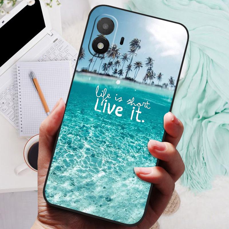 Per Custodia TCL K70 SE NUOVA TPU Silicone Antiurto Copri Telefono Gatto Per TCL K70 SE 4G K70SE Funda Semplicità Stampa ad Olio Morbida Coque