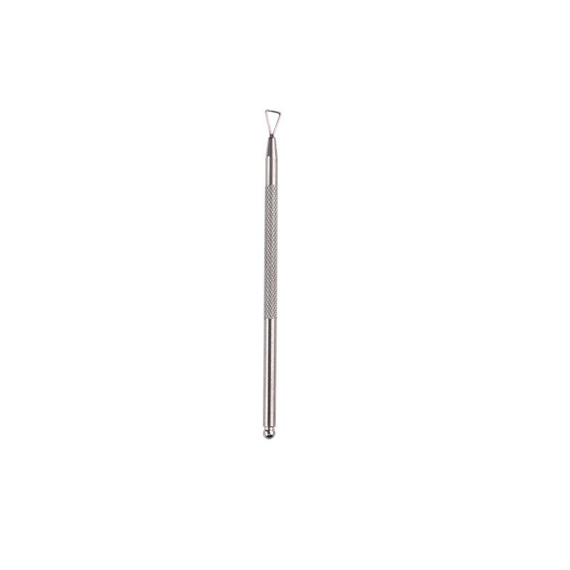 Stainless Steel Anti-Slip Cuticle and Nail Polish Remover Tool