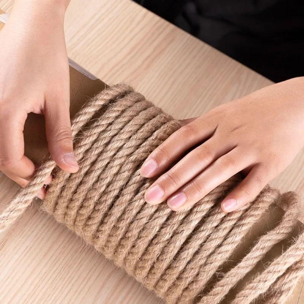 Wear-resistant Sisal Rope Reusable Desk Legs Binding Rope  Paw Claw Protection