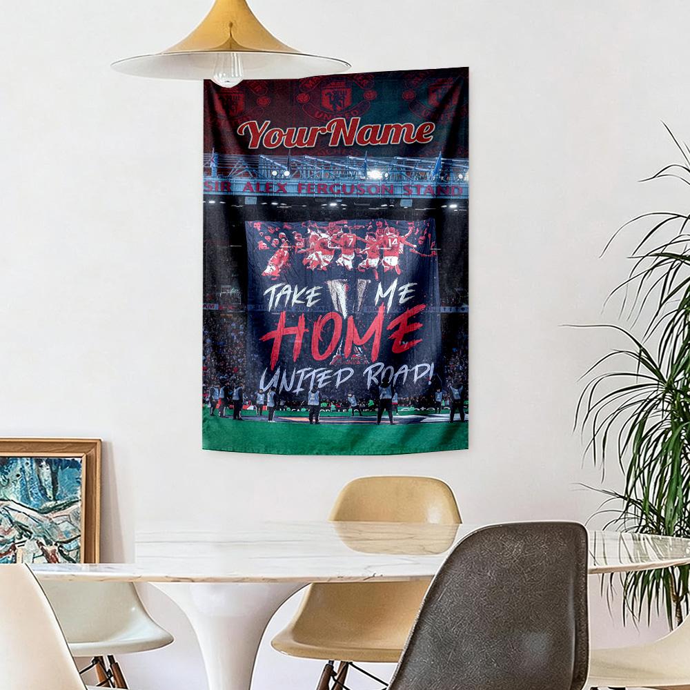 Manchester Custom Your Name Wall Decor Tapestry Art For Pet Memorial Birthdaywedding Party Backdrop Family Gift