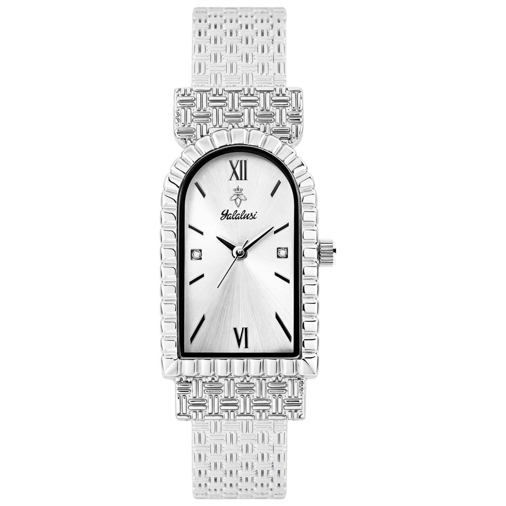 Yalalusi Bracelet Watch Vintage Women's Square Watch Classic Women's Wristwatch Diamond-Set Women's Watch IPG Vacuum Plating