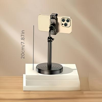 Supporto Rotante per Telefono - Tablet con Base Stabile, Angolo Regolabile, Rotazione a 360° - Plastica Robusta Compatibile per iPhone, iPad, Smartphone