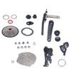 10 Speed Groupset 10 Speed 46T Cassette Crank Arm Bottom Bracket Thumb Shifter Rear Derailleur Set 32T Cassette Sprocket