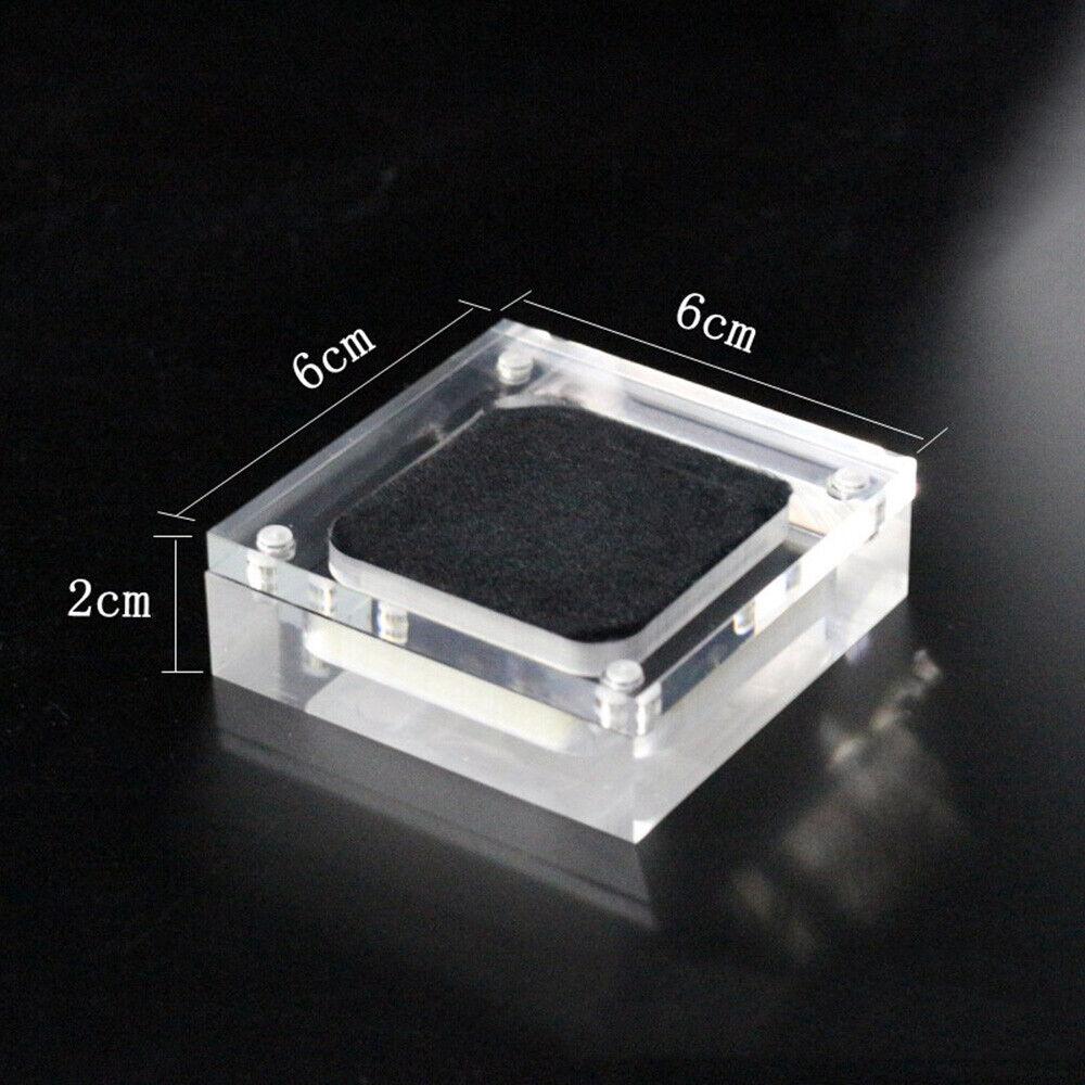 Akrilik Gevşek Elmas Vitrin Takı Vitrin Konteyner Organizatör Mücevher Saklama Kutusu