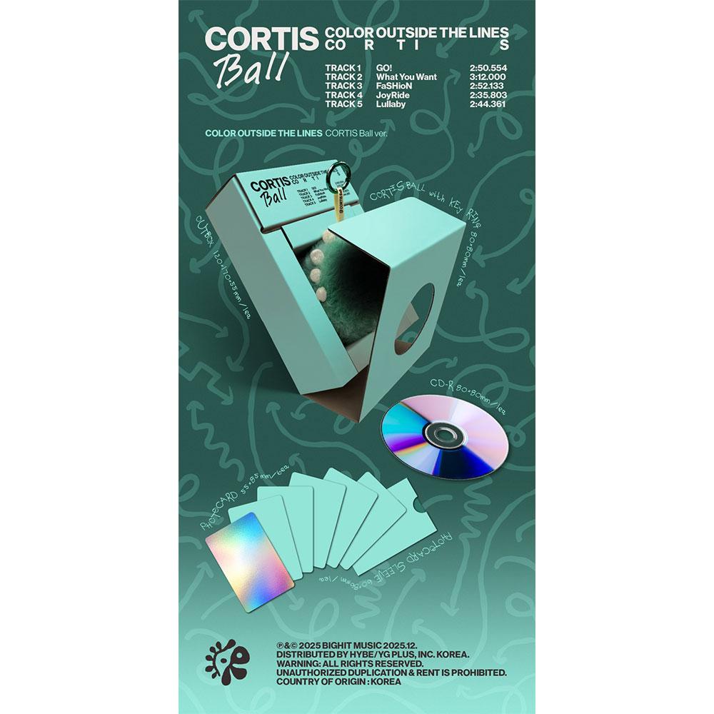 [pre-order] CORTIS - The 1st EP [COLOR OUTSIDE THE LINES] (CORTIS Ball ver.)