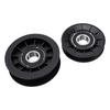 V Idler Pulley Flat Idler Pulley Kit GX20286 GX20287 Replacement for D140 D130 D100 LA100 LA105 LA110 LA115 Mower Decks