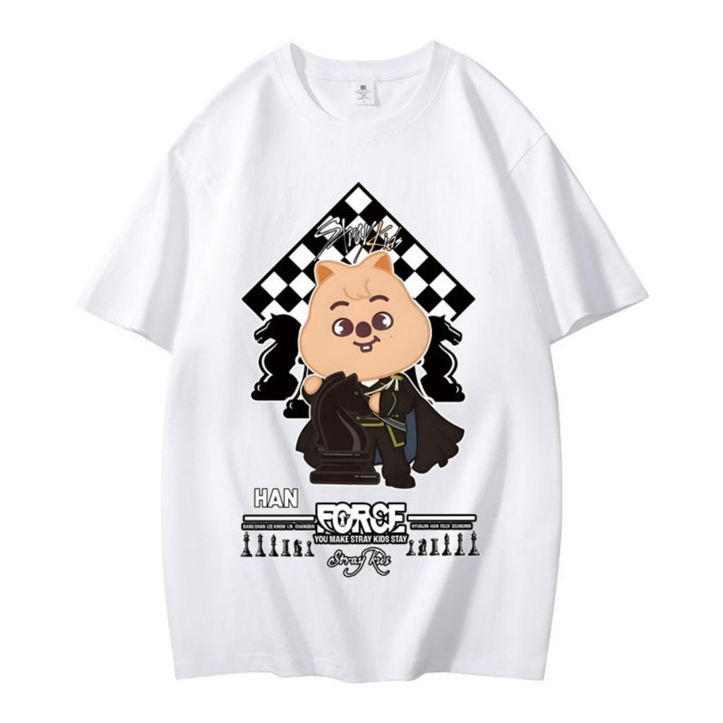 Women's And Men's Unisex Fashion Printed Round Neck Short Sleeve T-Shirt Pullover Top