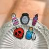 Unique Decorative Metal Pin Brooch With Fun Halloween Ghost Pumpkin And Skull Design Perfect For Autumn Wear