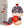 Snake Year Mascot Plush Doll Cartoon Lucky Zodiacs Snake Plush Toys Chinese New Year Decoration 2025 New Year Gifts