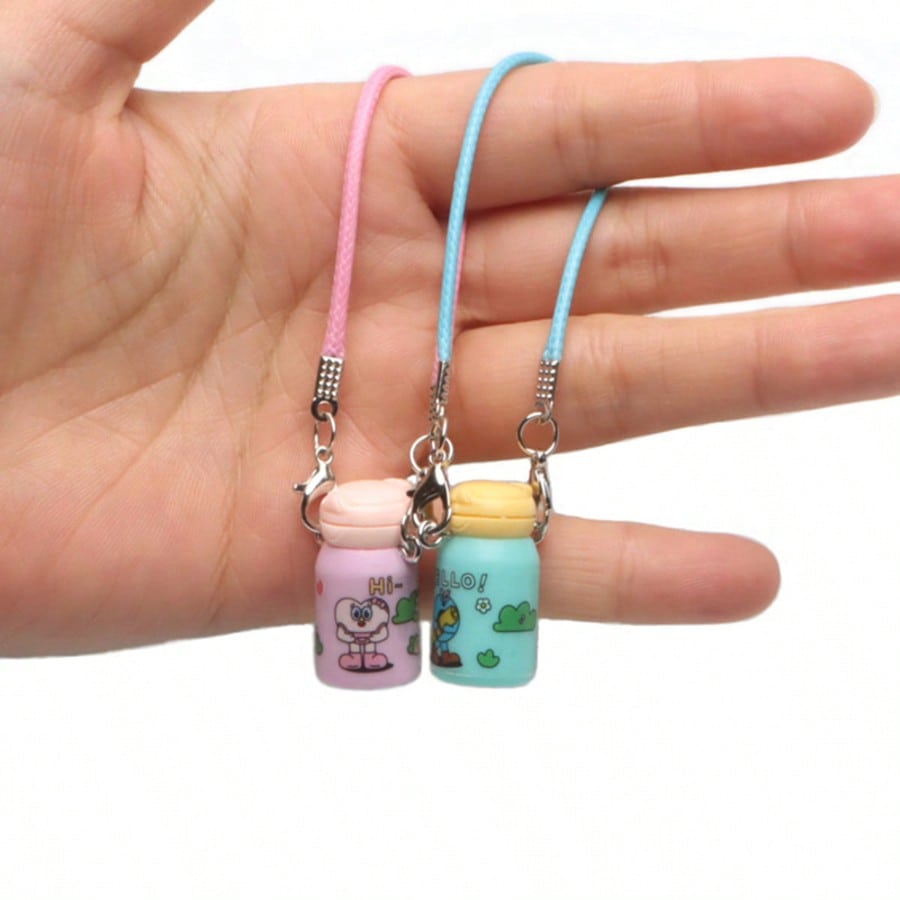 5pcs Accessories Clothes Miniature Things Doll Random Mini Cute Water Cup Shaped Bottle, Dollhouse Model Decoration Miniature Model Accessories