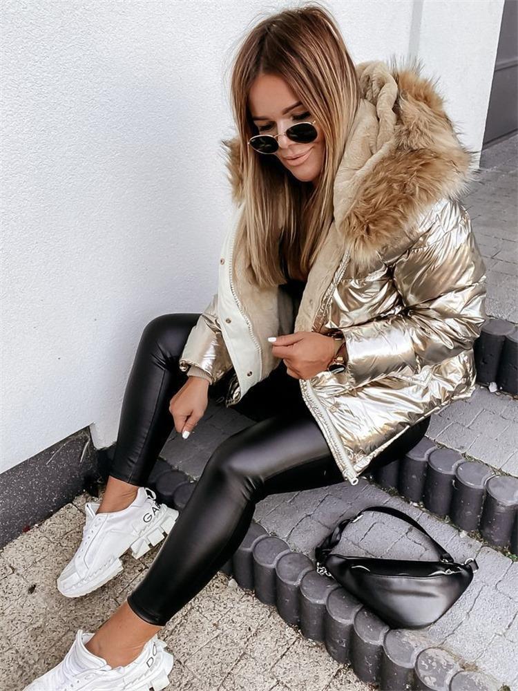 Down Coat Winter Plus Size Women Clothing Puffer Jacket Hoodies with Feather Short Length Wholesale Dropshipping