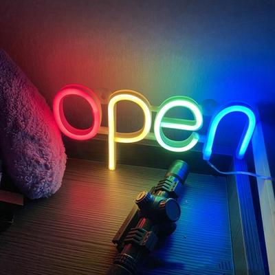 LED-Neonschild, flimmerfrei, schafft Atmosphäre, einfach zu installieren, vielseitig verwendbar, offene Beleuchtung, Wandlampe für Zuhause