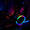 Casque Gaming - SHOP-STORY - LUMICASQ - LED Multicolores - Micro Flexible - 40mm Stéréo