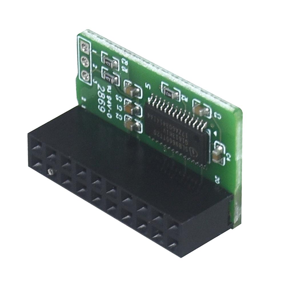 1 X 20Pin TPM 2.0 Module Vertical/Parallel Security Module Encryption Security Module Board for SuperMicro AOM-TPM-9665V TCG 2.0