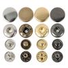 20Sets/Pack 10-15Mm Metal Snap Buttons Sewing Accessories Botones Snaps Button For Clothing Bags Leather Pressure Snap Fasteners