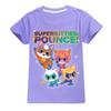 Super Kitties T Shirt Kids SuperKitties Clothes Baby Girls 100 Cotton Short Sleeve Tops Teenager Boys Tees Childrens Clothing