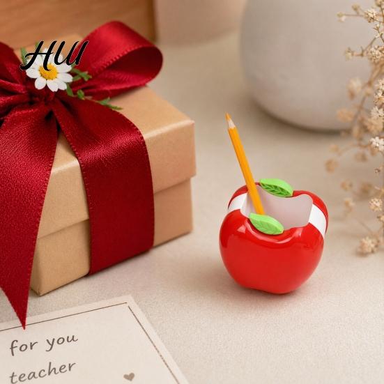 Home Pencil Holder Fruit Shape Pen Holder, Large Capacity Desktop Organizer, Decorative Stationery Container Box for Home, Office, Classroom
