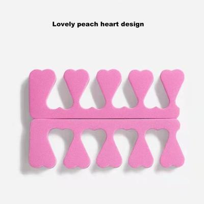 2Pcs/Set Toe Separator Soft High Elasticity Sponge Nail Art Manicure Pedicure Gel Dividers Tools for Adult