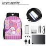 M-Melodies Laptop Backpack Men Women Casual Bookbag for College School Students Rabbit Anime Bag