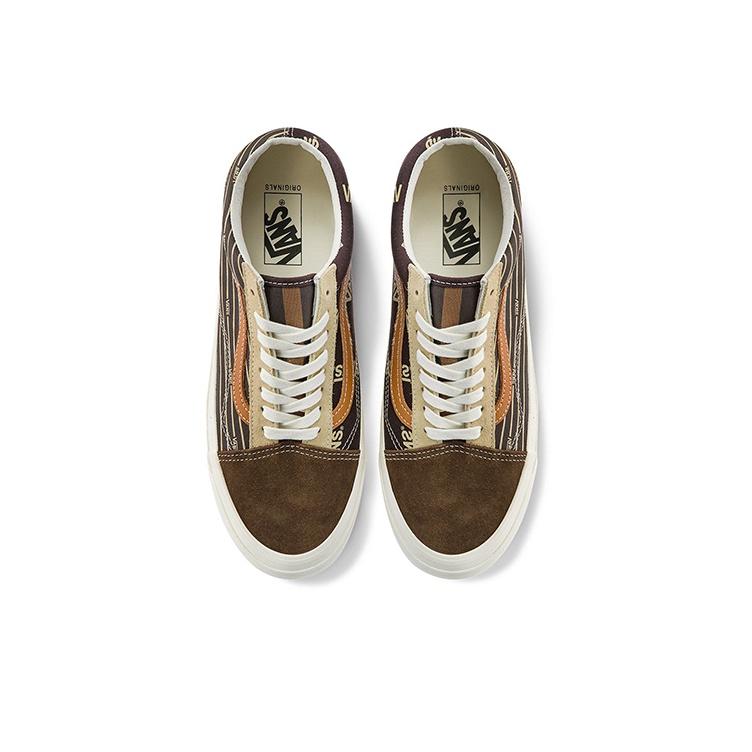 Vans Tênis de Skate de Cano Baixo Old Skool Og Lx Unisex Marrom VN0A4P3X2T3