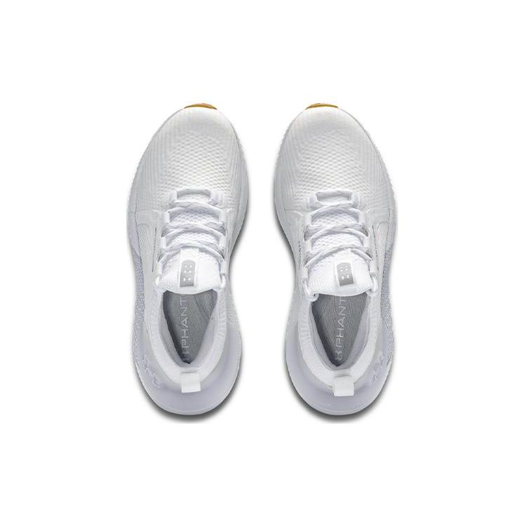 Under Armour HOVR Phantom Golf Weiß Lehm Damen Sneaker 3027090-100