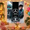 Polyester Wall Tapestry with Kimi Antonelli Design, Decorative Hanging for Bedroom Living Room Dorm