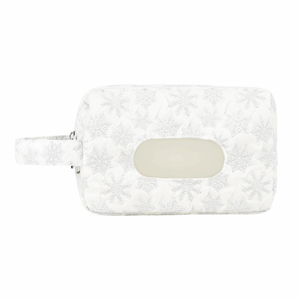 Flower Pattern Baby Diapers Storage Pouch Paper Towel Diaper Handbag  Travel Accessories