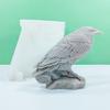 3D Crow Candle Mould Silicone Molds Halloween Castings Molds Home Decorations