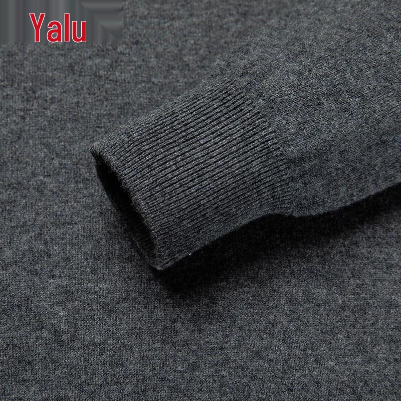 Yalu Men's 100% Wool Lightweight Turtleneck Sweater