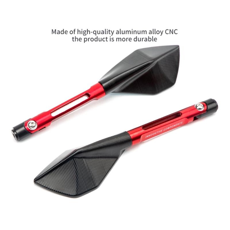 Motorcycle Handlebar Accessory: Rear View Side Mirrors,Handlebar Rear View Mirrors Anti-glare Mirror 8/10mm