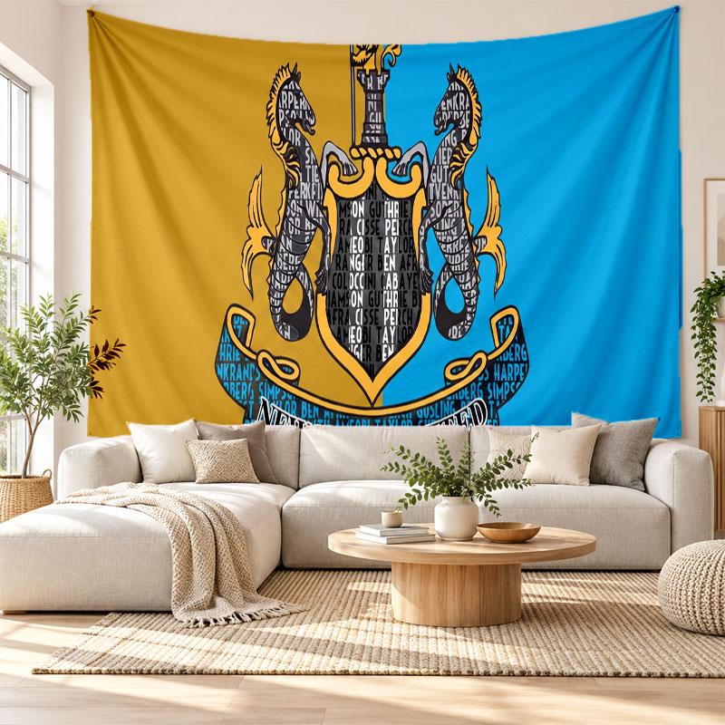 Newcastle United Fußball Wandteppich, Weiches Stoff Wandbehang, Dekorative Kulisse Für Schlafzimmer Haus Wandkunst
