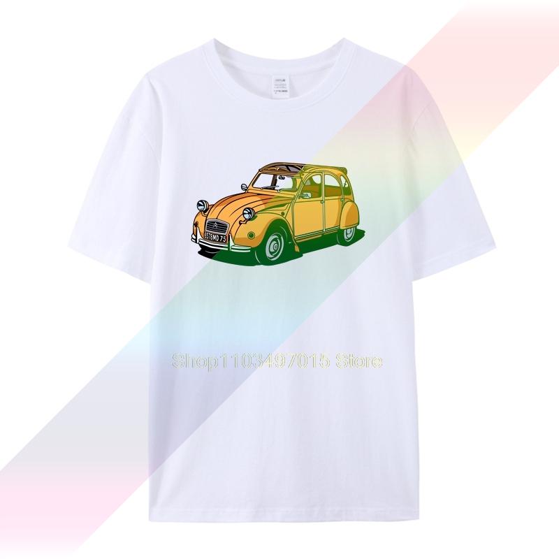 2CV French Car T-Shirt men for