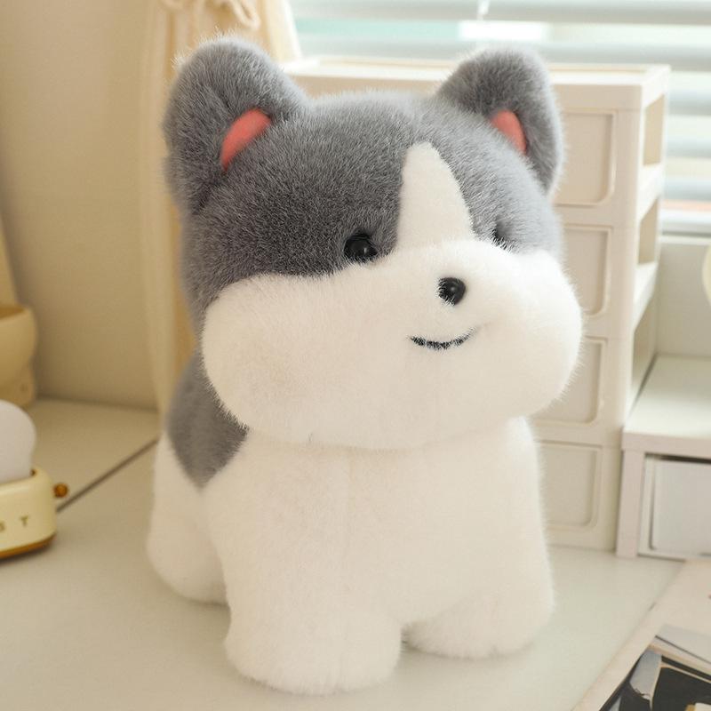 Peluche Cane Husky Cucciolo Carino - Adorabile Regalo Transfrontaliero per Ragazze