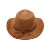American French Jazz Hat Cowboy Hat Men'S And Women'S Top Hat Ethnic Style Spring And Summer High Sense Imitation Suede Western