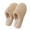 Cotton slippers women spring autumn winter winter home use indoor non-slip home warmth plush couple men