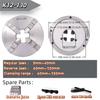 SANOU K12-80/100/125/130 4-klauw Zelfcentrerende Draaibankklauwplaat K12-100 Voormontage 4-gaats Metalen Klauwplaat voor Mini Draaibank Bandklauwen 1