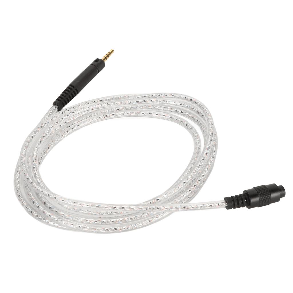 Silver Plated Earphone Cable 2.5mm 3.5mm 4.4mm Plugs Upgrade Detachable Earphone Cable Replacement
