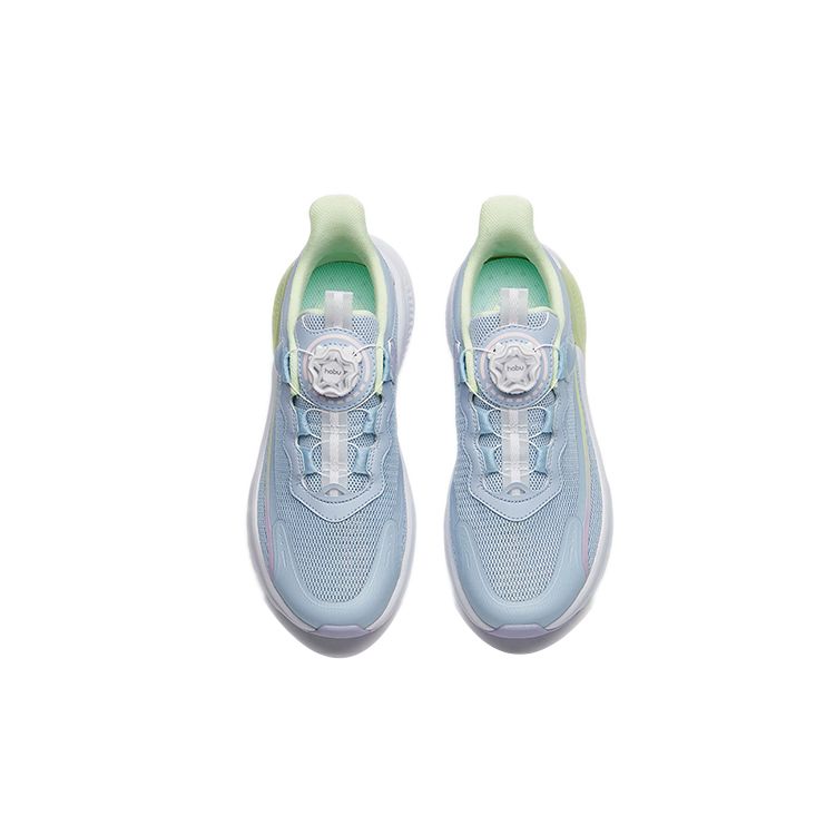 Anta Durable Breathable Running Shoes Kids Sneakers Blue Green 322225570-1