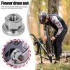Rear Fixed Gear For Dead-flying Bicycle Hub Nuts Cycling Drum Screws M9 M10 Drum Hub Fastening