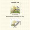 Bathroom Sink Area Backsplash Sticker Floral Waterproof Self Adhesive Removable Modern Home Decor Accessories