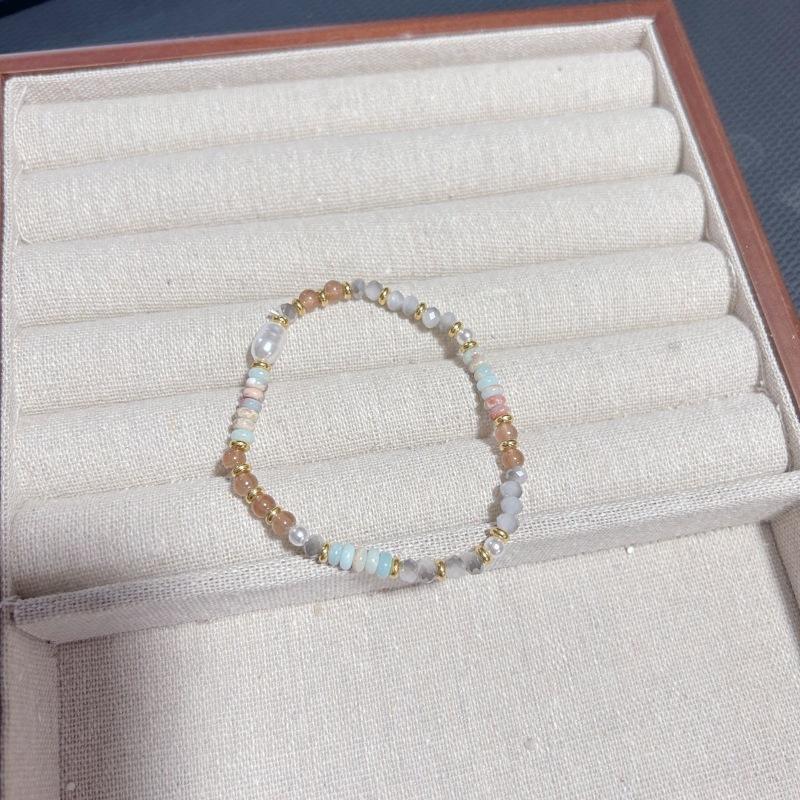 Vintage Imitation Natural Pearl Tourmaline Bead Necklace, Irregular Blue Collarbone Necklace, Women's Banquet Accessories