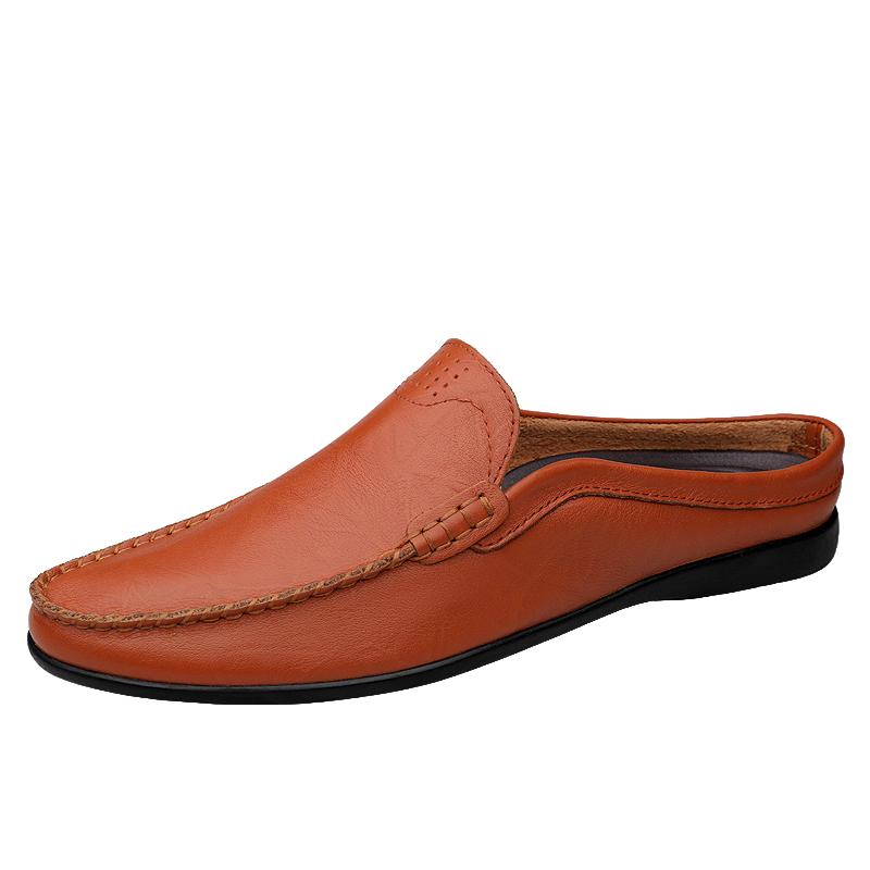Fashion Hot Selling Classic Brown Men's Loafers Europe America Daily Casual Flat Shoes Men's Interview Business Shoes Free Delivery