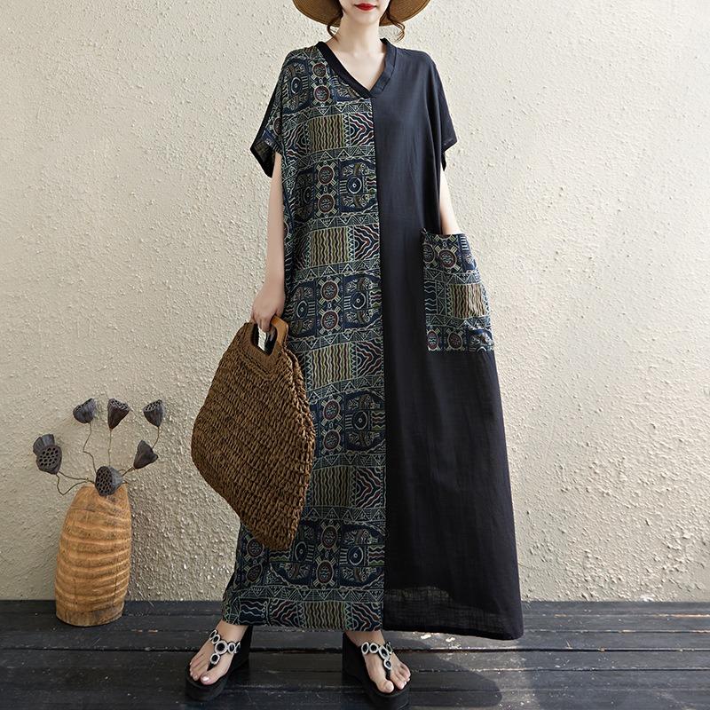 Women's Solid Color Relaxed Fit Dress