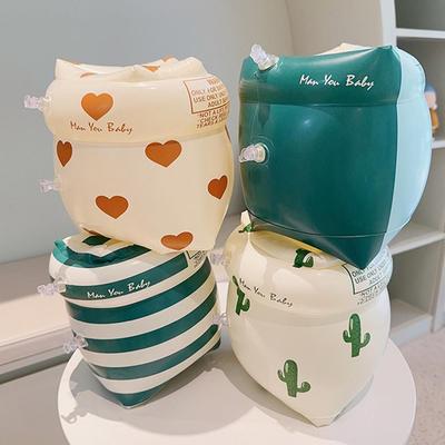 1Pair Floating Arm Circle Sleeves Double Air Bag Inflatable Swimming Pool Arm Floaters PVC Printed Adult Kids Swimming Equipment